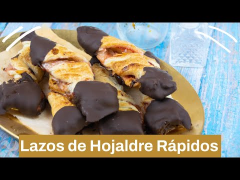 Lazos de hojaldre rápidos y deliciosos