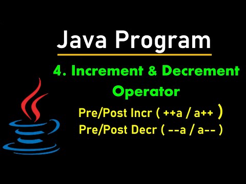 Learn Increment and Decrement Operators Example in Java Hindi | Learn ...