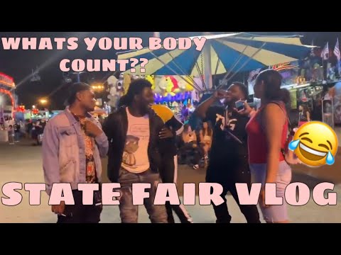 VLOG2 (ASKING PEOPLE AT THE FAIR WHAT THEY BODY COUNT IS🤭🤭)
