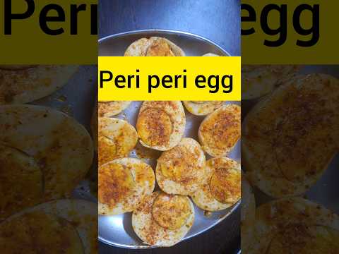 Peri peri egg 🥚 easy recipe #food #egg #eggrecipe