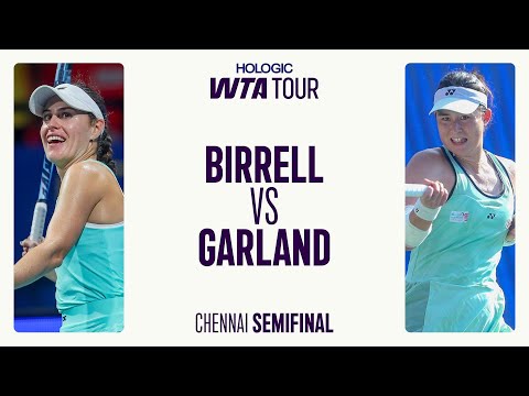 Kimberly Birrell vs. Joanna Garland | 2025 Chennai Semifinal | WTA Match Highlights