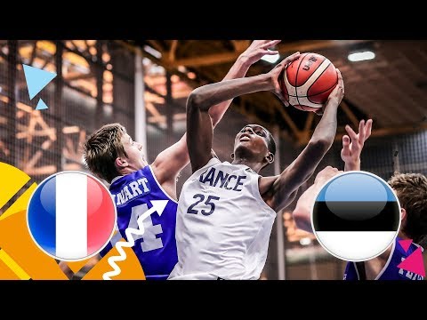 France v Estonia - Full Game - FIBA U16 European Championship 2018