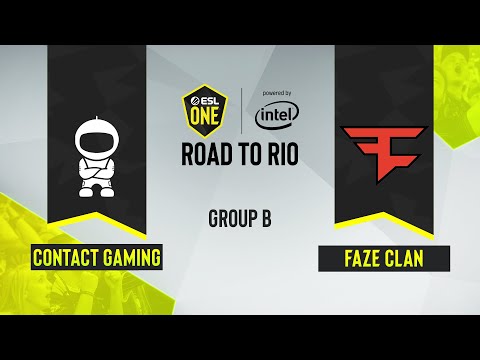 CS:GO - FaZe Clan vs. c0ntact Gaming [Dust2] Map 2 - ESL One Road to Rio - Group B - EU