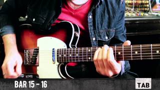 Life Song (Robben Ford & The Blue Line) - Guitar Tutorial with Matt Bidoglia