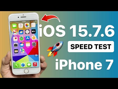 iOS 15.7.6 Speed Test on iPhone 7 - IOS 15.7.6 Update Speed Test