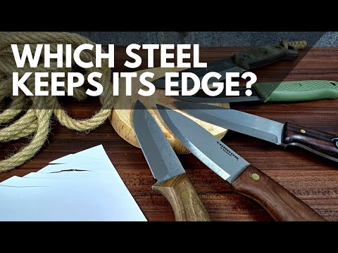 Edge Retention Test Between 1066, 1075, 5160 and 1095 Blade Steels
