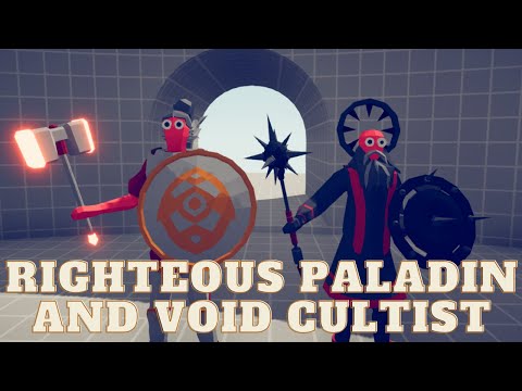 RIGHTEOUS PALADIN and VOID CULTIST vs EVERY UNITS| Totally Accurate Battle Simulator - TABS