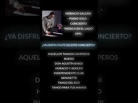 🎹 HORACIO SALGÁN ~ PIANO SOLO 🎹 ✨"MÚSICA EN EL LAGO" 1991✨#salgan #piano  #musica #tango