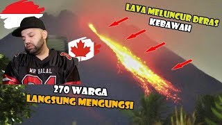Download lagu MERAPI UPDATE 270 Warga Mengungsi, Guguran Lava Pijar Tertutup Kabut Reaction | Indonesia Reaction mp3