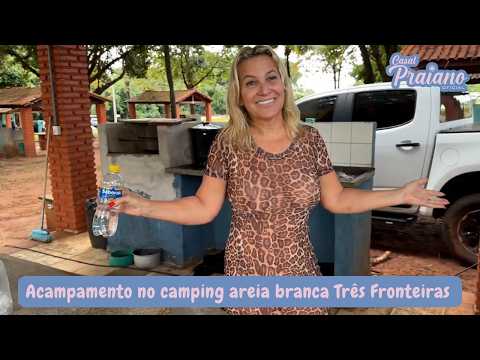Acampamento 🏕️no camping areia branca Três Fronteiras 