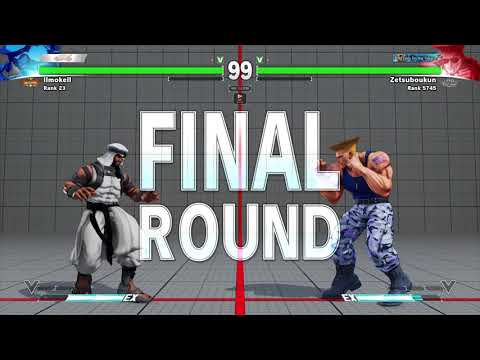 STREET FIGHTER V moke (Evo 2017 top 8 rashid) vs zetsuboukun