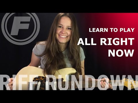 Learn to play "All Right Now" by Free