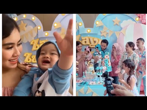 Si Kembar Anak Syahnaz Ulang Tahun Ke-1 Mau Dapat Hadiah Mobil dari Uwa Raffi Ahmad