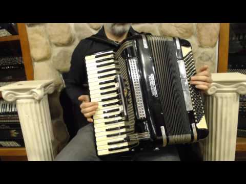 2395 - Black Harmonium Deluxe Piano Accordion 41 120 LMH $995