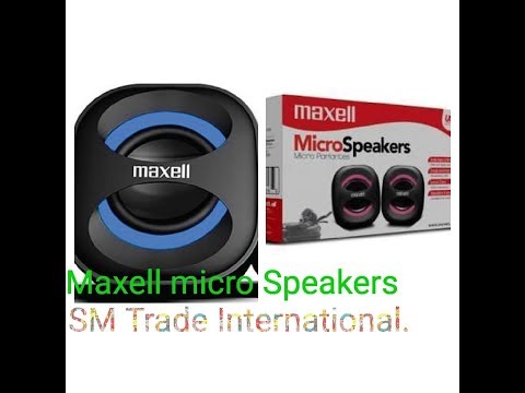 Maxell Micro Speakers Unboxing Model SS 120