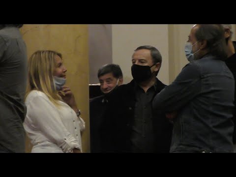 Familiares y amigos despidieron a Carlos Calvo.