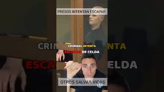 PRESOS que intentan escapar y otros salvar vidas. #emergencia #supervivencia #curiosidades