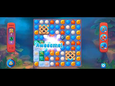 Fishdom Hard Level 10492 (with Double Lightning Boosters) @choraelmin