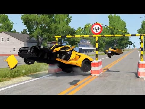 Cars vs Width Restriction Compilation #1 🤯 - BeamNG.Drive