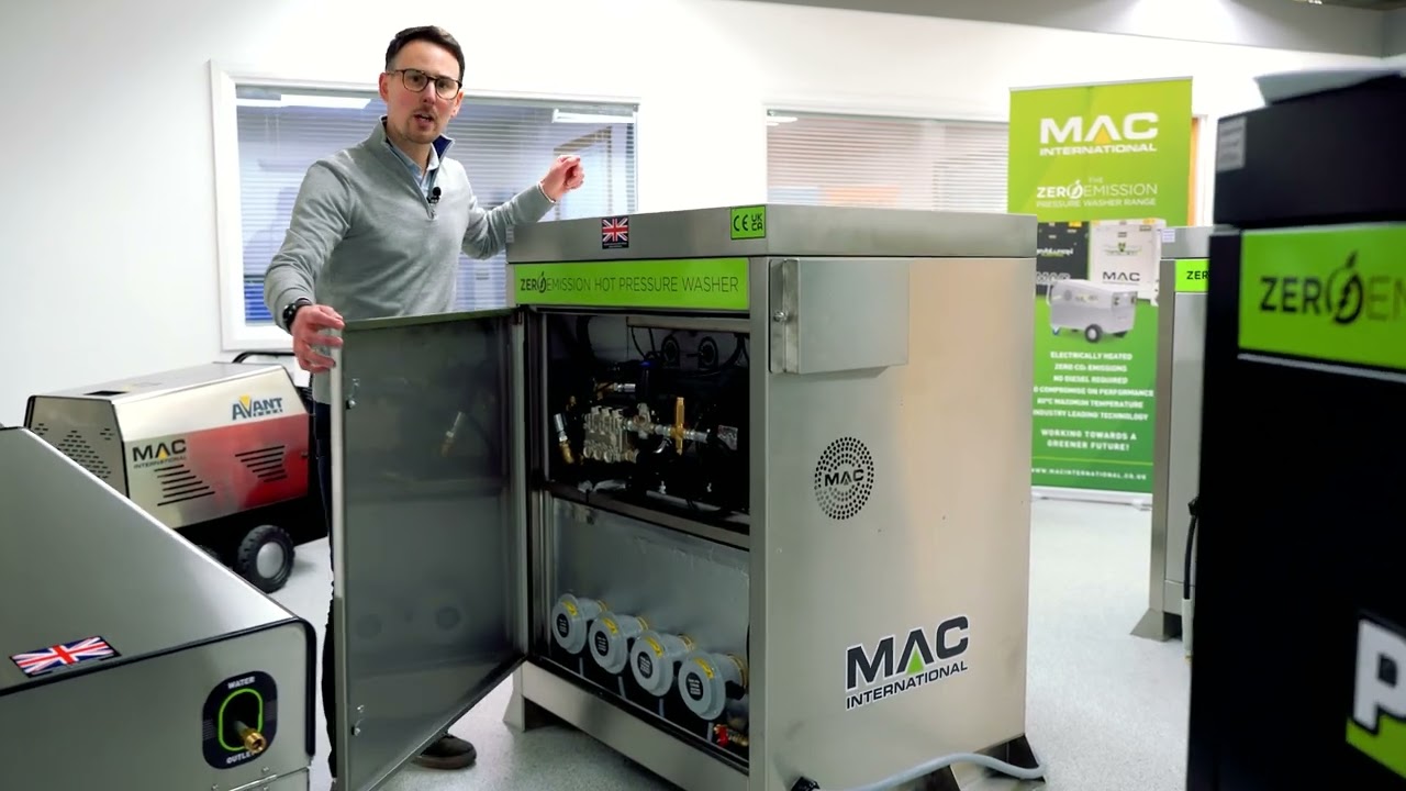 Mac International | Plantmaster Electric - The All-Electric Hot Static Pressure Washer