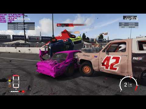 Next Car Game: Wreckfest Walkthrough Part 16 - "National Amateurs: American Misfits"