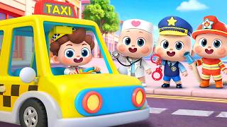 Download lagu Taxi Rescue Squad | Learn Professions - Fireman, Policeman | Nursery Rhymes & Kids Songs | BabyBus mp3