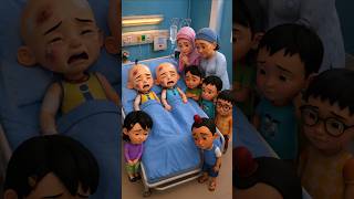 Download lagu Upin Ipin Masuk ke rumah sakit teman temannya jenguk sedih !! #shorts #short #upinipin mp3