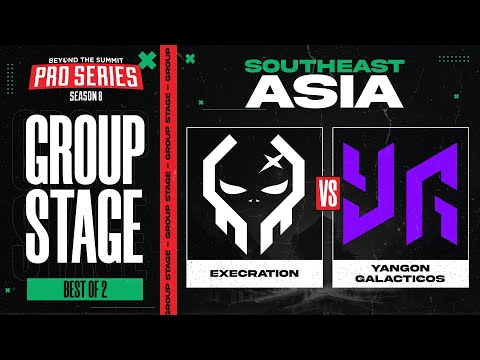 Execration vs Yangon G Game 2 - BTS Pro Series 8 SEA: Group Stage w/ Ares & Danog