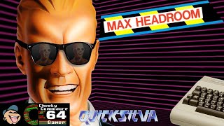 MAX HEADROOM – Commodore 64 (1986) | Quicksilva's Cyberpunk Puzzle Adventure