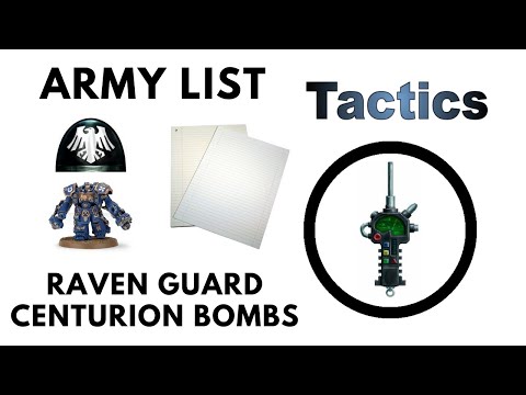 Raven Guard Centurion Bombs Army List - Review and Tactics