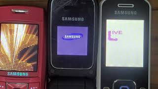 Samsung SGH-E250 vs GT-E1190 vs SGH-F250 Startup & Shutdown