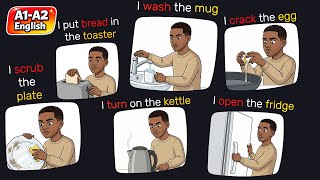 English in the Kitchen (A1–A2) | 25 Daily Sentences for Beginners | Easy English Club