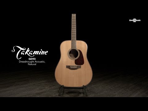Takamine GD93 Dreadnought Acoustic, Natural | Gear4music demo