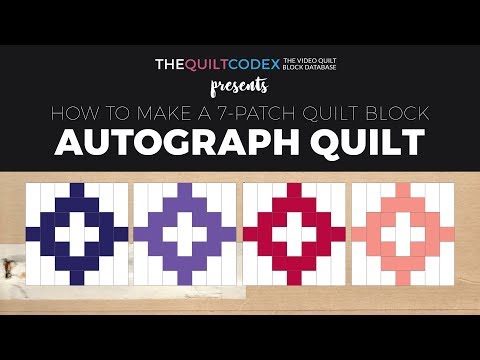 Autograph Quilt Block Tutorial