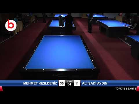 MEHMET KIZILDENİZ & ALİ SADİ AYDIN Bilardo Maçı - 2021 1.ETAP ERKEKLER-6.TUR