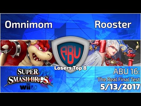 ABU 16: Omnimom (Bowser) vs. Rooster (Bayonetta)  - SSB4 Singles Losers