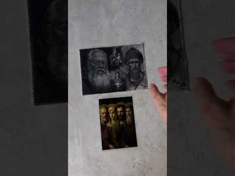 Миниатюра изображения товара Икона Wolves Для спасения от беды с молитвой 5347