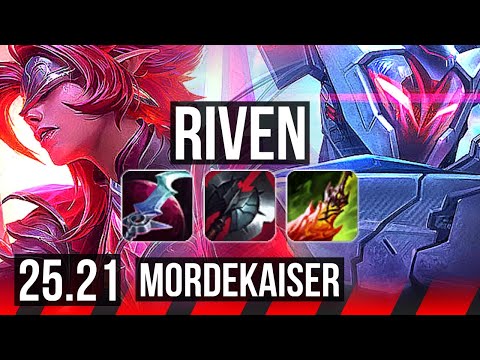 RIVEN vs MORDEKAISER (TOP) | 11/2/5, Dominating | KR Master | 25.21