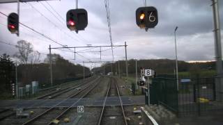 preview picture of video '[cabinerit] A train driver's view: Uitgeest - Haarlem, DDZ, 13-Dec-2014.'