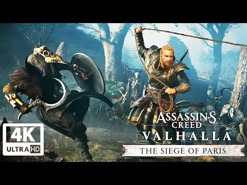 Assassin's Creed Valhalla: THE SIEGE OF PARIS All Cutscenes (Game Movie) 4K 60FPS Ultra HD