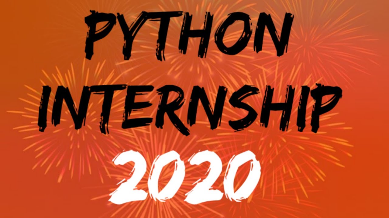 Best Python Internship in 2020