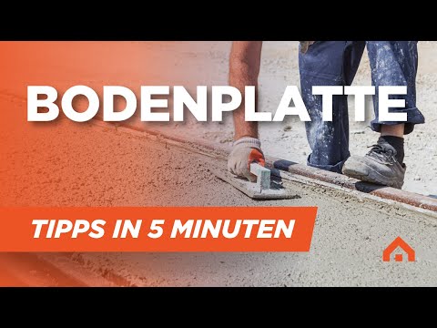 Haus Bodenplatte - Kosten, Ablauf und Tipps in 5 Minuten!