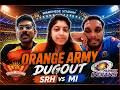 Orange Army Dugout Match 9 MI Vs SRH Paltan Vs Army IPL 2026 Orange Army Official