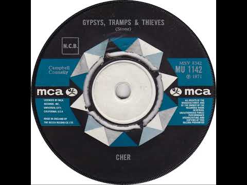 UK New Entry 1971 (196) Cher - Gypsys, Tramps And Thieves