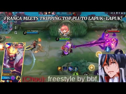 FRANCA MEETS TRIPPINGS TOP 1 PLUTO LAPUK LAPUK! (HOOK & PUKPOK CONNECTION) | MLBB