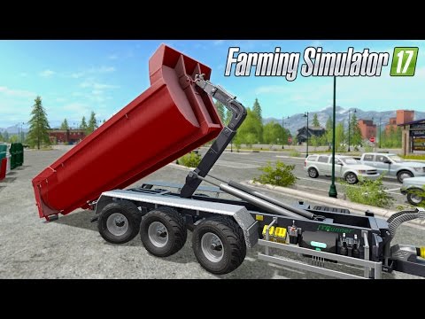 Farming Simulator 17 - ITRunner Hooklift & JCB Fastrac 8000 (With Commentary!)