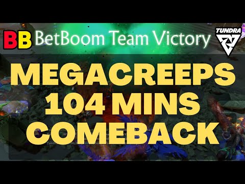Gpk 6 Rapiers - Megacreeps Comeback Win vs Tundra 104-mins game 😎🔥 - Game voided afterwards 😅😅😅