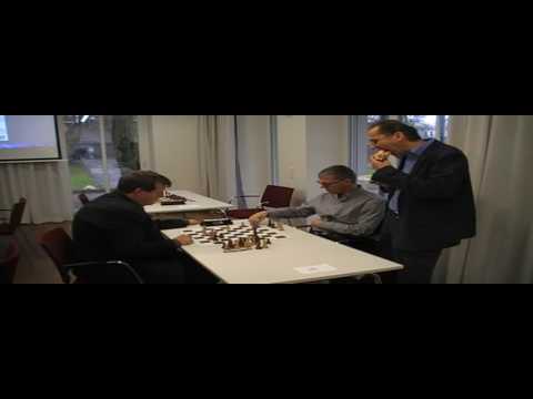B&O Chess960–Festival Bad Aibling 2016 winner GM Teske analysing his round 8 game with GM Levin