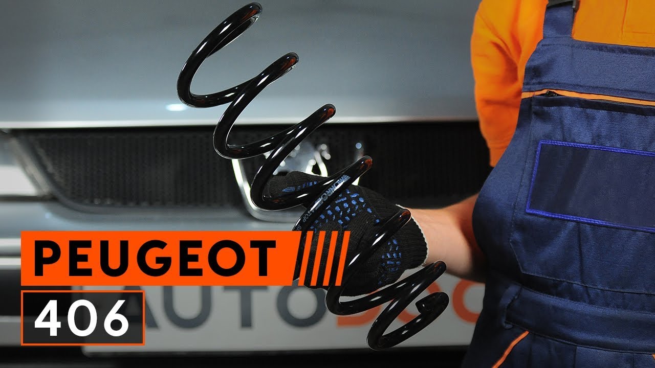 Hoe spiraalveer achteraan vervangen bij een Peugeot 406 sedan – Leidraad voor bij het vervangen