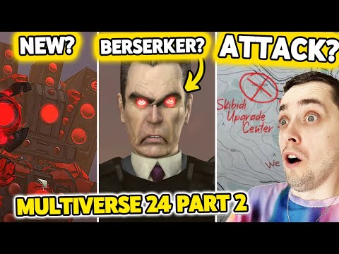 TITAN SPEAKERMAN NEW UPGRADES!? SKBIDI TOILET MULTIVERSE 24 PART 2 NoSkillClutch PREDICTION THEORY